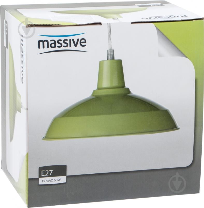 Підвіс Philips Massive 40851/33/10 Janson 1x60 Вт E27 зелений 915004227701 - фото 3
