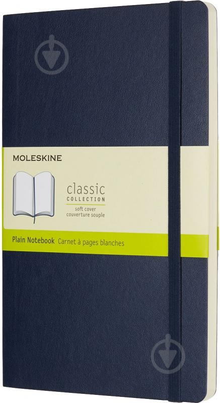 Книга для нотаток Classic 13 х 21 см нелінований сапфір м'який (QP618B20) Moleskine - фото 1