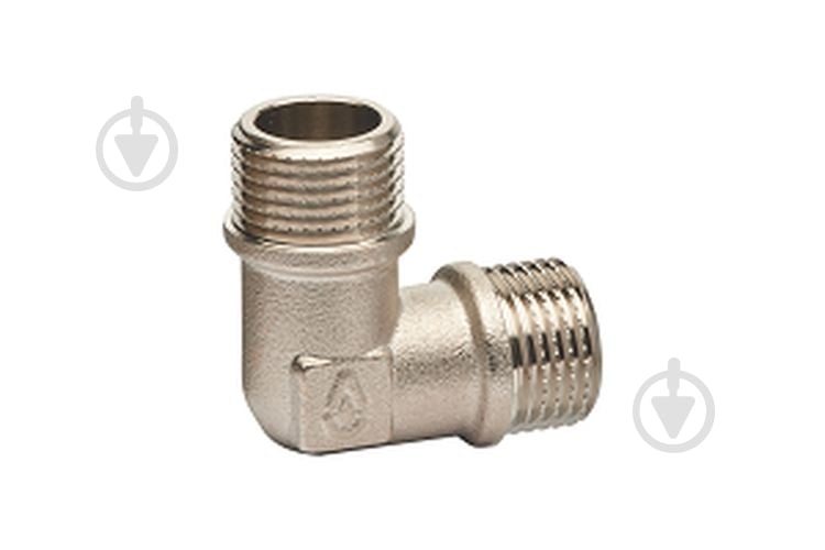 Колено 90° НН Brass 1/2" никель - фото 1 Колено 90° НН Brass 1/2" никель - фото 1