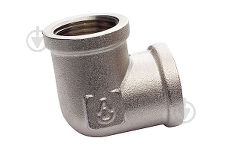 Колено 90° ВВ Brass 1/2" никель - фото 1 Колено 90° ВВ Brass 1/2" никель - фото 1