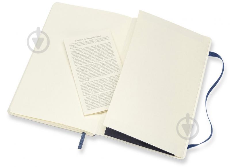 Книга для записей Classic 13 х 21 см точка сапфир мягкий (QP619B20) Moleskine - фото 5