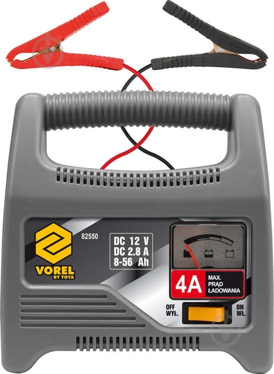 Зарядное устройство автономное Vorel 2,8 А 56 А/год (82550) - фото 1