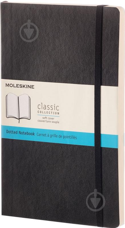 Книга для нотаток Classic 13 х 21 см точка чорний м'який (QP619) Moleskine - фото 1