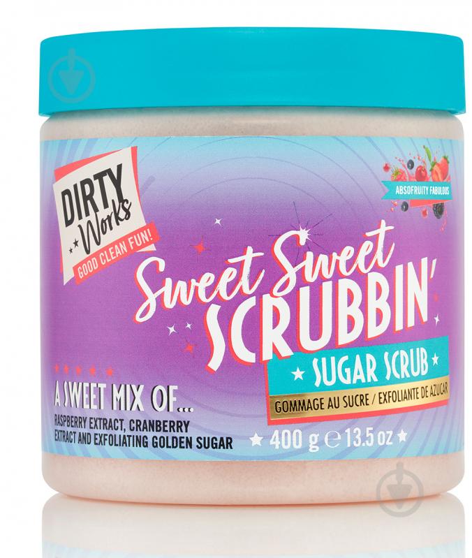 Скраб для тела сахарный Dirty Works Sweet Sweet Scrubbin' Fruity 400 г - фото 1