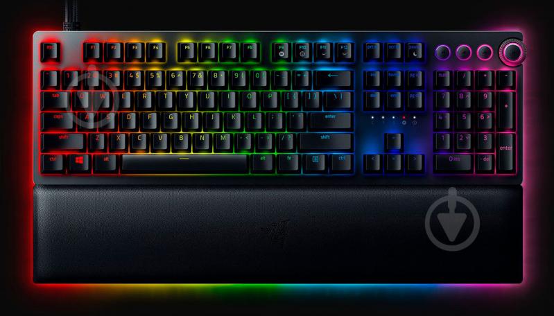 Клавиатура игровая Razer Huntsman V2 (RZ03-03610800-R3R1) Optical switch black - фото 5