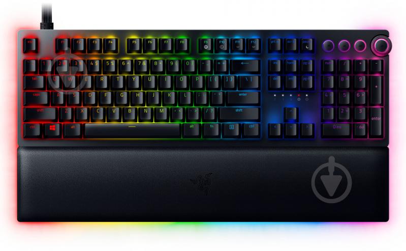 Клавиатура игровая Razer Huntsman V2 (RZ03-03610800-R3R1) Optical switch black - фото 2