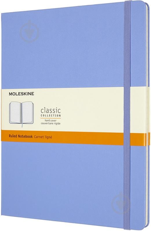 Книга для записей Classic 19 х 25 см линия голубая гортензия (QP090B42) Moleskine - фото 1