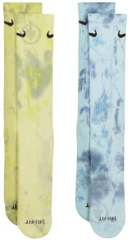 Носки Nike U NK ED CSH CR 2P 144 CLRSPLH FJ0747-906 р.38-42 разноцветный - фото 1