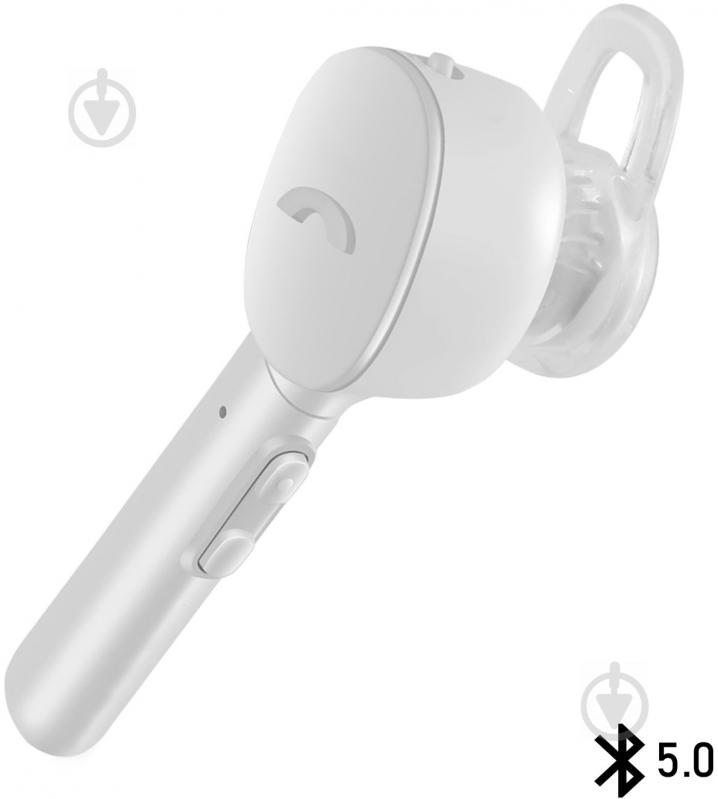 Bluetooth-гарнитура Promate Pioneer Bluetooth 5 white (pioneer.white) - фото 1