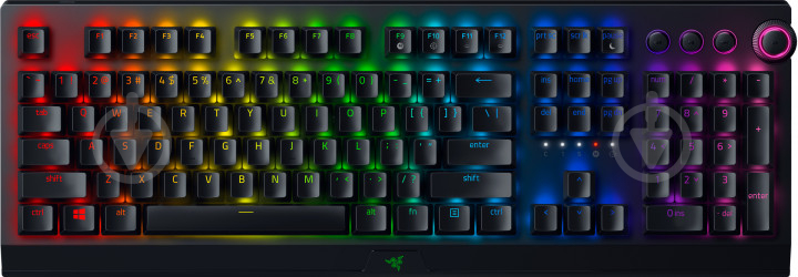 Клавіатура Razer BlackWidow V3 Pro Wireless Razer Yellow Switch ENG (RZ03-03531700-R3M1) black - фото 2