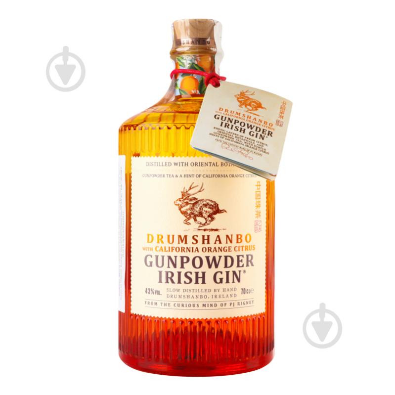 Джин Drumshanbo Gunpowder Irish Gin California Orange Citrus 43% 0,7 л - фото 1