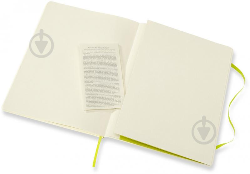 Книга для записей Classic 19 х 25 см линия лимонный зеленый мягкий (QP621C2) Moleskine - фото 5