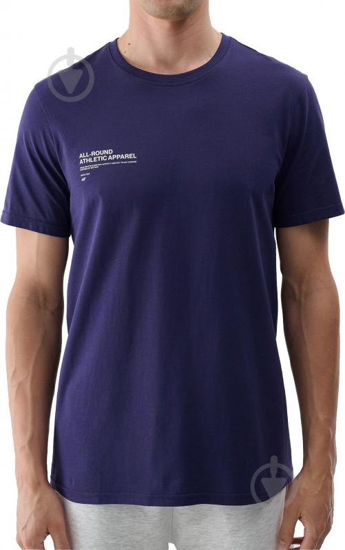 Футболка 4F 4FRSS24TTSHM2061-31S р.2XL синій - фото 4
