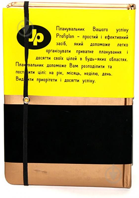 Щоденник планер 2019 А5 датований бронзовий Uprofi plan - фото 2
