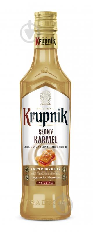 Лікер Krupnik Salted Carmel 16% 0,5 л - фото 1