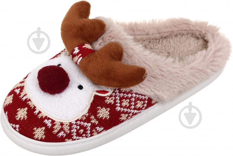 Взуття домашнє La Nuit Рудольф р.38/39 червоний - фото 3 Взуття домашнє La Nuit Рудольф р.38/39 червоний - фото 3