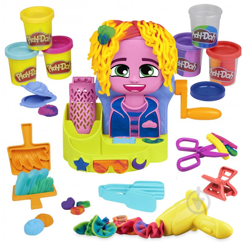 Набір для творчості Play-Doh з пластиліном Зачіски F8807 - фото 4