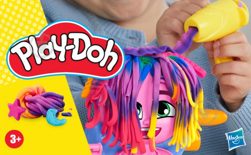 Набір для творчості Play-Doh з пластиліном Зачіски F8807 - фото 17