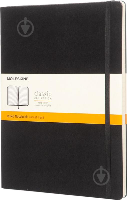 Книга для записей Classic 19 х 25 см линия черный (QP090) Moleskine - фото 1