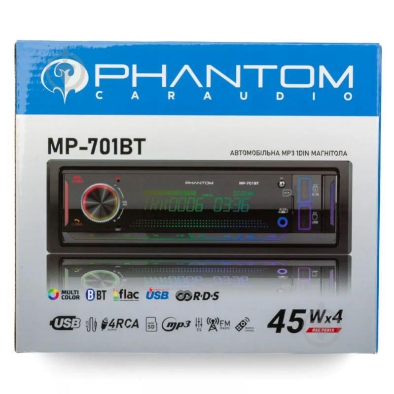 Аудіомагнітола Phantom MP-701BT - фото 9