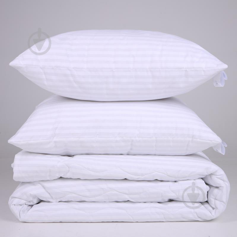 Набор №1133 Сolor Fun Line 17-0605 Stripe White демисезон 155x215 см MirSon белый - фото 4