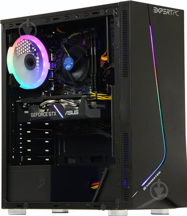 Комп'ютер персональний Expert PC (I9400F.08.H1S1.1660.B612) black - фото 2