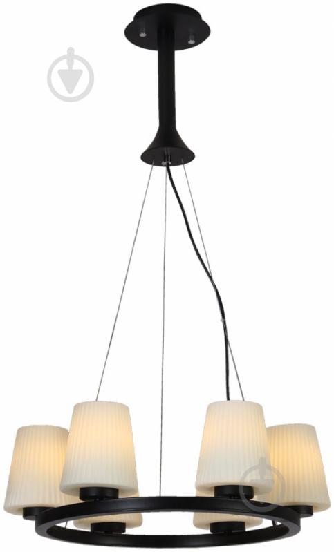 Люстра підвісна Victoria Lighting 6xE27 білий Kamilla/SP6 - фото 1