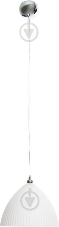 Подвес Victoria Lighting 1x40 Вт E14 белый Look-3/SP1 white - фото 1