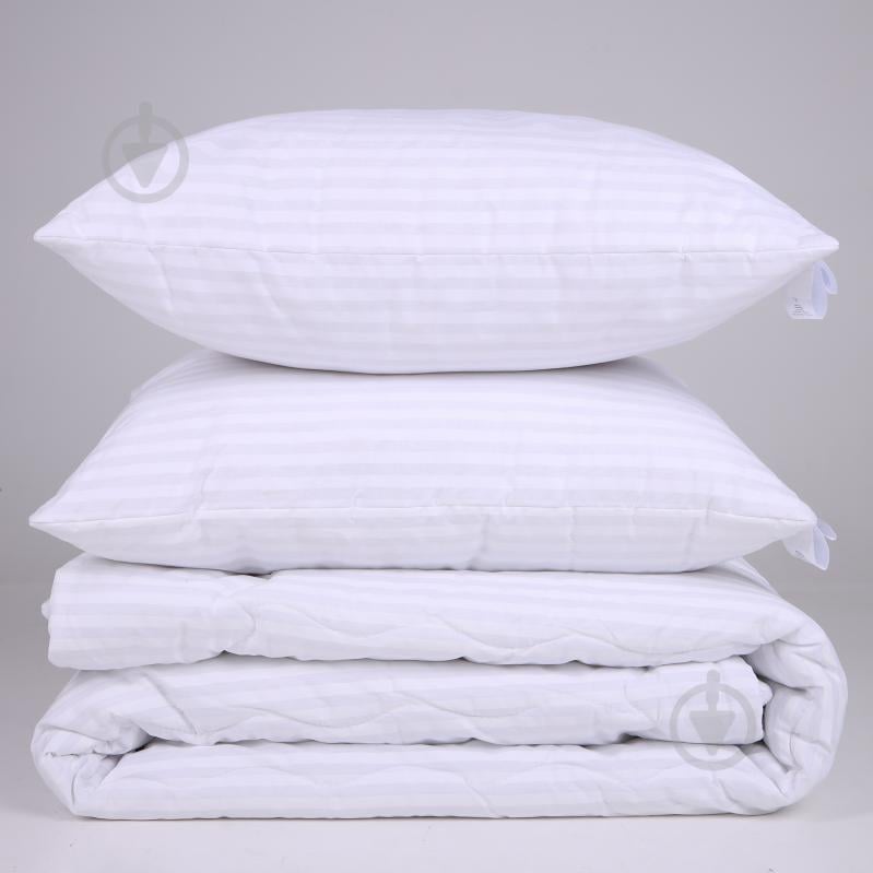 Набор №1133 Сolor Fun Line 17-0605 Stripe White демисезон 200x220 см MirSon белый - фото 4