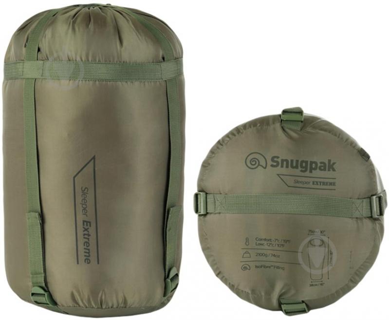 Спальный мешок Snugpak Sleeper Extreme olive 98600 - фото 2