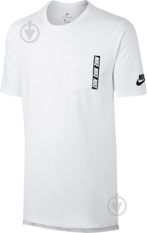 Футболка Nike M NSW TEE DRPTL AV15 PRNT 856469-101 р.S білий - фото 1