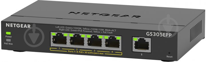 Коммутатор NETGEAR GS305EPP-100PES - фото 1