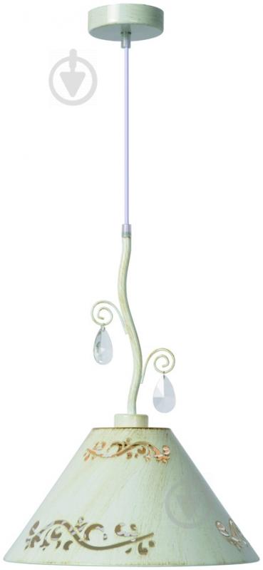 Подвес Victoria Lighting 1x60 Вт E27 белый FLORA/SP10 white - фото 1