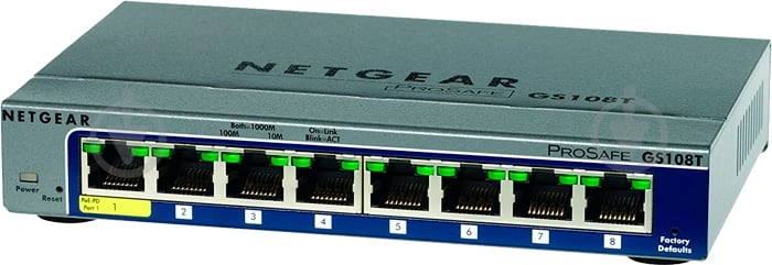 Коммутатор NETGEAR GS108T-300PES - фото 1