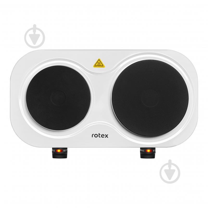 Плита електрична настільна Rotex RIN415-W Duo - фото 2