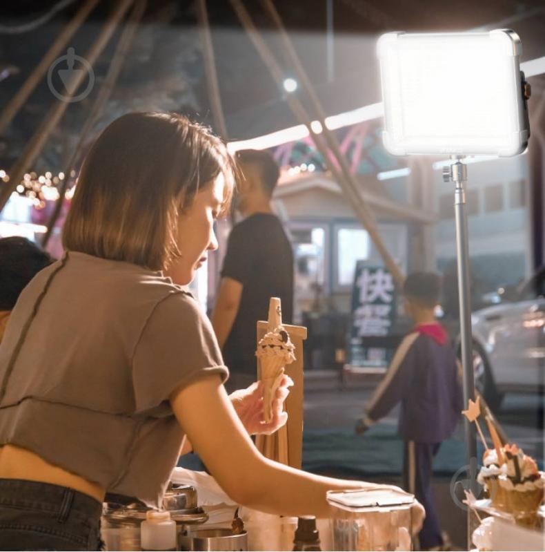 Лампа блогера RTAKO AR-GTB600T Multi-Function Charging Panel Light (6942063213918) - фото 6