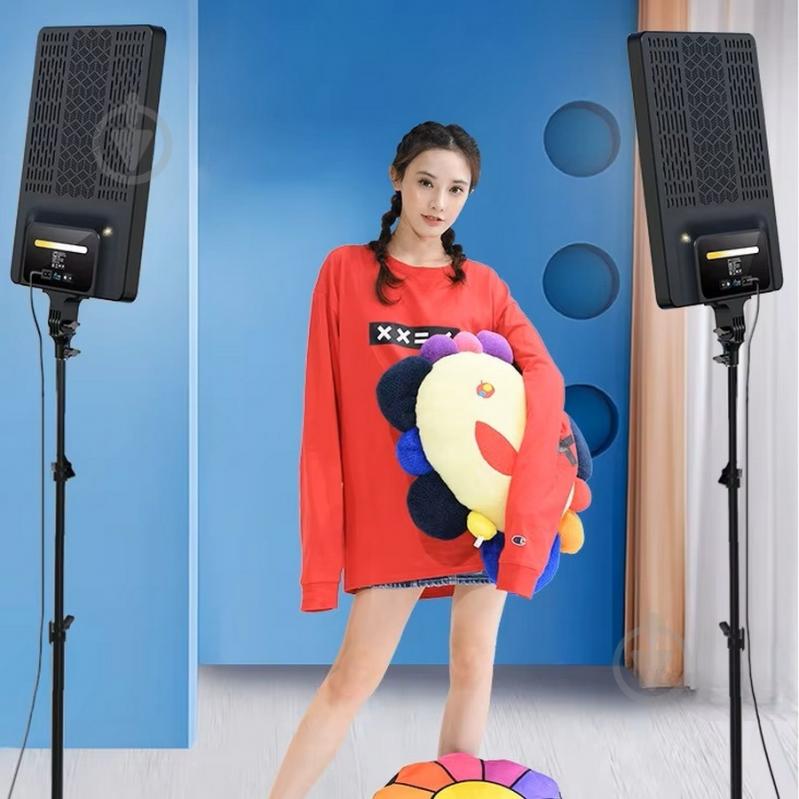 Лампа блогера RTAKO AR-GTB-P300T 19" Panel Light - Standard Version ABS Black (6942063220091) - фото 10 Лампа блогера RTAKO AR-GTB-P300T 19" Panel Light - Standard Version ABS Black (6942063220091) - фото 10