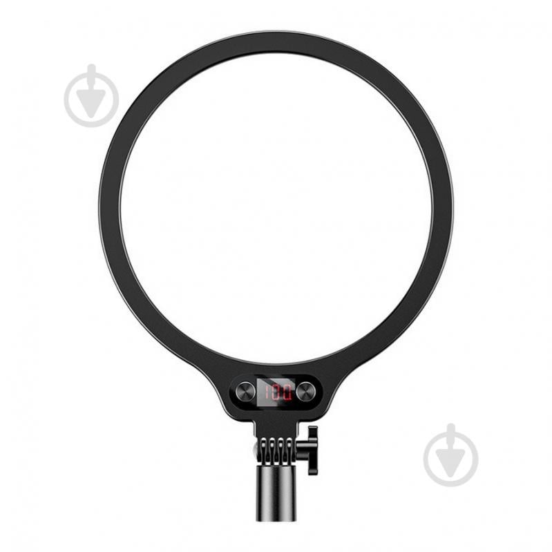 Светильник кольцевой RTAKO AR-GTB03-35S FULL- FACE FILL LIGHT ABS 35CM Black (6942063221043) - фото 1