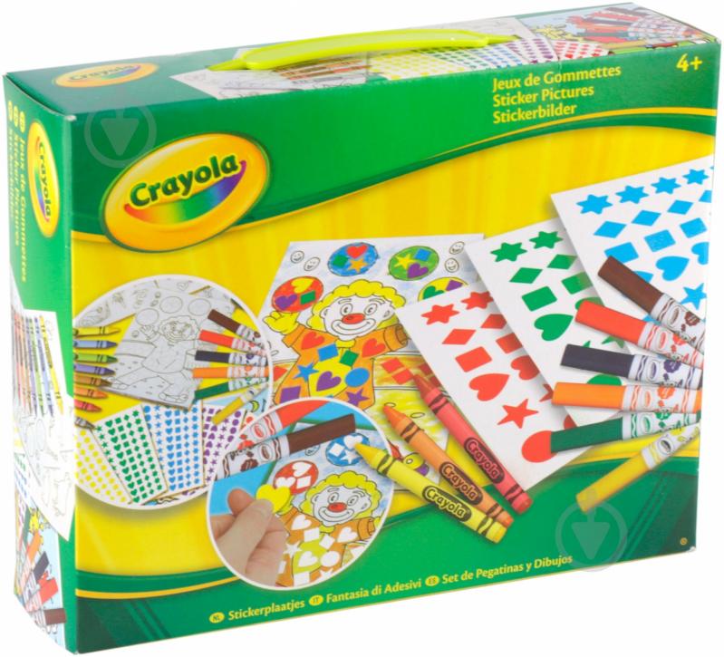 Набор для творчества Crayola Картинки из наклеек 5431 - фото 1