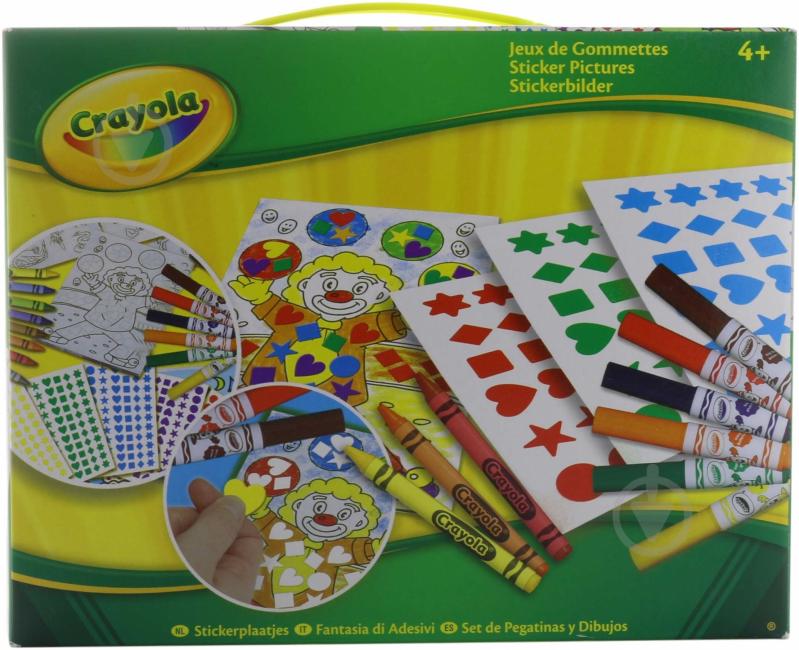 Набор для творчества Crayola Картинки из наклеек 5431 - фото 2