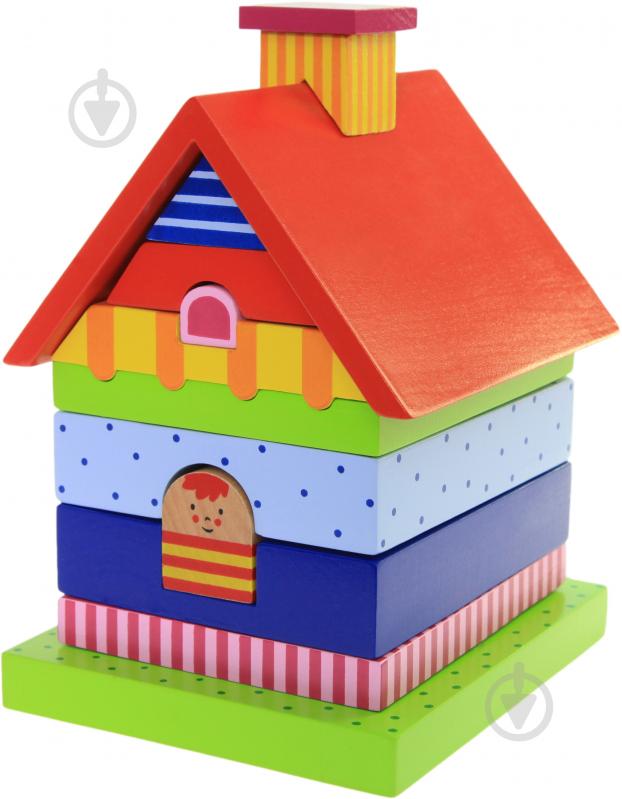 Пірамідка GoKi Будиночок 58934 - фото 1