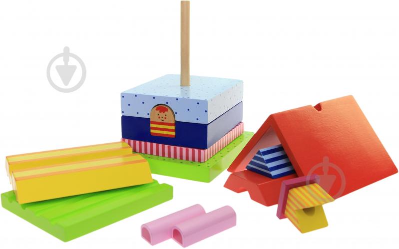 Пірамідка GoKi Будиночок 58934 - фото 2