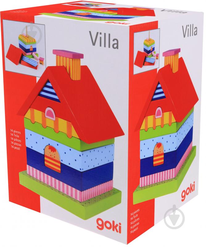 Пірамідка GoKi Будиночок 58934 - фото 3