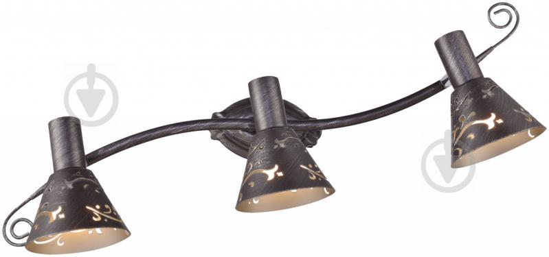 Спот Victoria Lighting 3x40 Вт E14 срібний FLORA/PL3 silver - фото 1