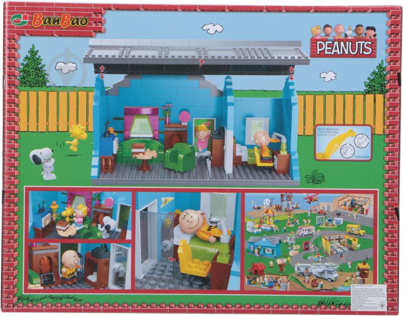 Конструктор BanBao Снупи Дом - фото 2