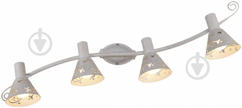 Спот Victoria Lighting 4x40 Вт E14 белый FLORA/PL4 white - фото 1