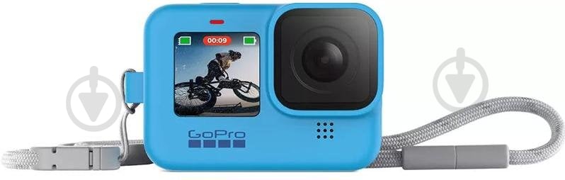 Чехол GoPro Sleeve & Lanyard Blue для HERO9 Black (ADSST-003) - фото 3