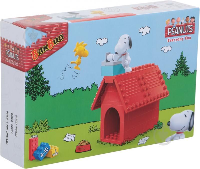 Конструктор BanBao Снупи Будка - фото 1 Конструктор BanBao Снупи Будка - фото 1