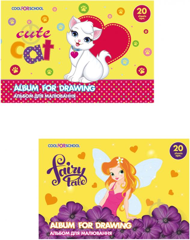 Альбом для малювання на скобі For Girls 20 аркушів А4 CF60902-08 Cool For School - фото 1 Альбом для малювання на скобі For Girls 20 аркушів А4 CF60902-08 Cool For School - фото 1