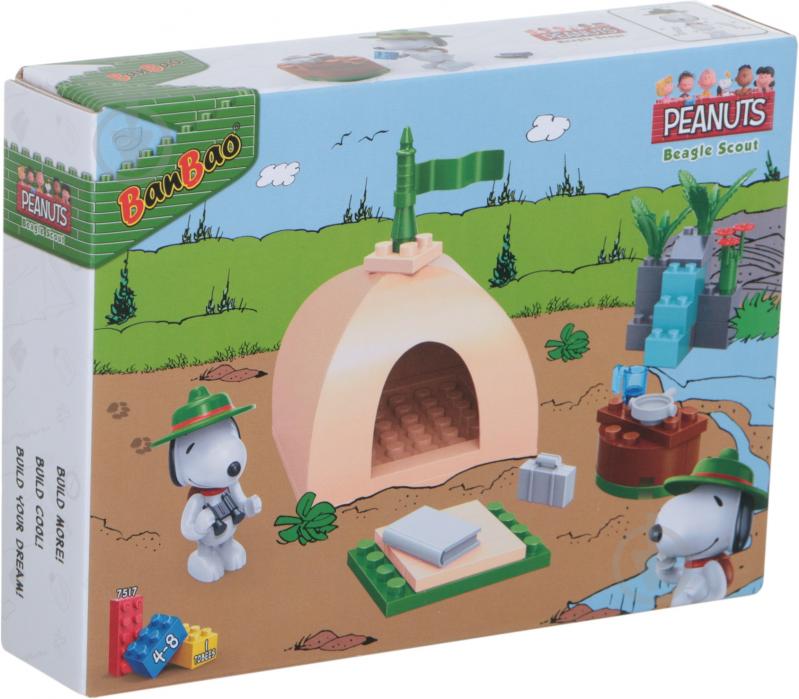 Конструктор BanBao Снупи Кемпинг - фото 1